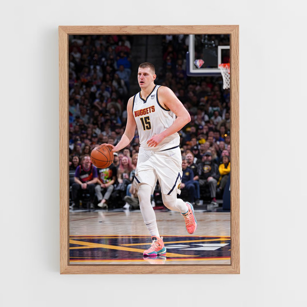 Poster Nikola jokic – affiche Basketball (vue 4)